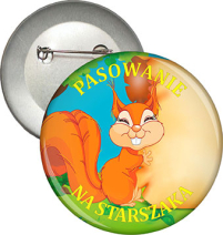 Przypinki "Pasowanie na starszaka"