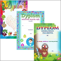 Dyplomy dzielnego pacjenta, zdrowie, higiena