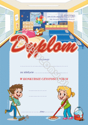 Dyplom "Konkurs Czystości Pokoi"