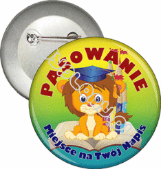 Przypinka "Pasowanie. Lew"