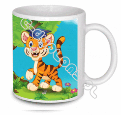 Kubek ceramiczny "Tygrysek"