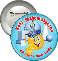 Przypinka "Koło Matematyczne"