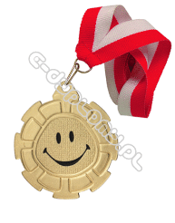 Medal "Słoneczko"  z wstążką