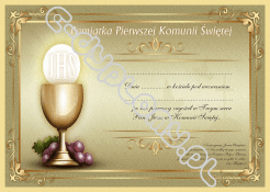 Pamiątka Pierwszej Komunii Świętej