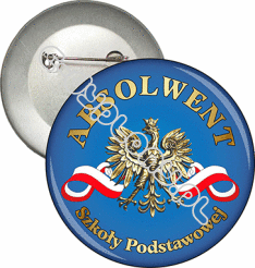 Przypinka "Absolwent Szkoły Podstawowej"