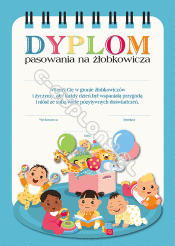 Dyplom pasowania na żłobkowicza