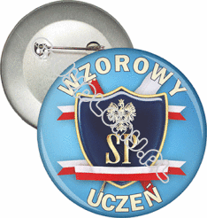 Przypinka "Wzorowy Uczeń"