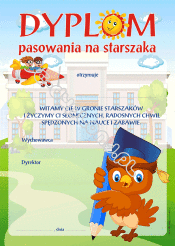 Dyplom pasowania na starszaka (mała sówka)