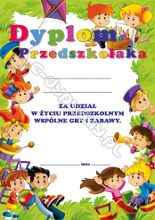 Dyplom przedszkolaka