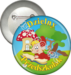 Przypinka "Dzielny Przedszkolak"