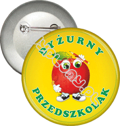 Przypinka "Dyżurny przedszkolak"