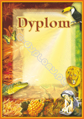 Dyplom - Zwierzęta Afryki
