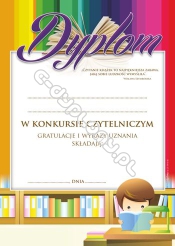 Dyplom za konkurs czytelniczy