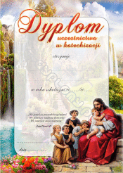Dyplom uczestnictwa w katechizacji