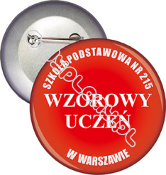 Przypinka "Wzorowy Uczeń"