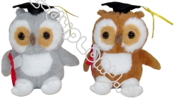 Maskotka SOWA W BIRECIE- 12 cm