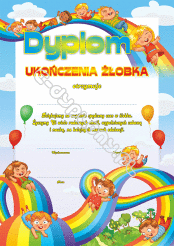 Dyplom ukończenia żłobka