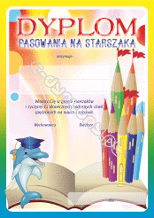 Dyplom pasowania na starszaka (delfinek)