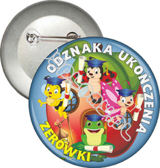 Przypinka "Odznaka ukończenia zerówki"
