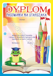 Dyplom pasowania na starszaka (żabka)