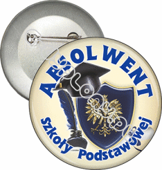 Przypinka "Absolwent Szkoły Podstawowej"