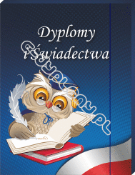 Teczka z gumką "Dyplomy i Świadectwa"