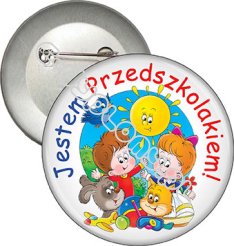 Przypinka "Jestem Przedszkolakiem!"