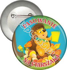 Przypinka "Pasowanie na STARSZAKA (JEŻYK)"