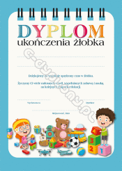 Dyplom ukończenia żłobka