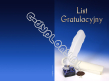 List gratulacyjny B5 (z piórem) - 2