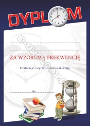 Dyplom za wzorową frekwencję 