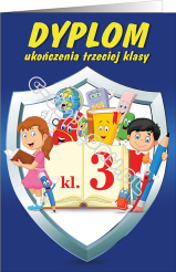 Dyplom (B5) ukończenia 3 klasy szkoły podstawowej