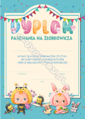 Dyplom pasowania na żłobkowicza