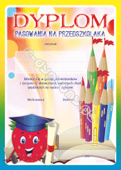 Dyplom pasowania na przedszkolaka (poziomka)
