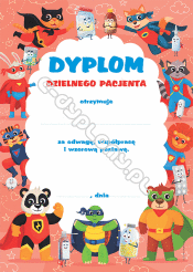 Dyplom Dzielnego Pacjenta A4 