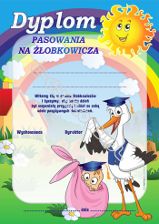 Dyplom pasowania na żłobkowicza