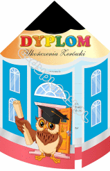 Dyplom Ukończenia Zerówki (Kredka, dzieci, sowa)