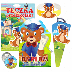 Zestaw na ukończenie oddziału przedszkolnego (Super Miś)