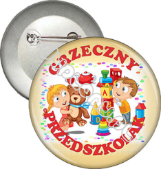 Przypinka "GRZECZNY PRZEDSZKOLAK"