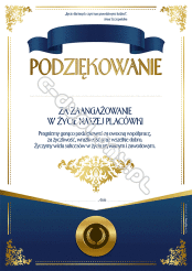 Podziękowanie A4