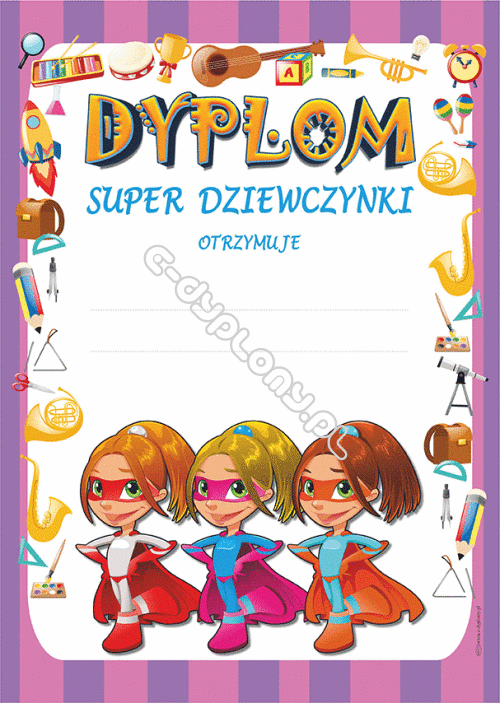 Dyplom Dla Super Taty Chomikuj Dyplom Super Dziewczynki