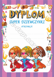 Dyplom Super Dziewczynki