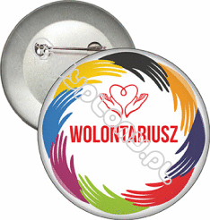 Przypinka "Wolontariusz"