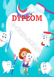 Dyplom " Zdrowe Ząbki"