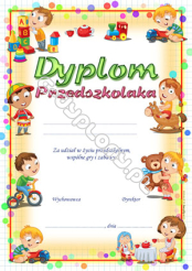 Dyplom przedszkolaka