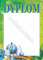 Dyplom za konkurs matematyczny ogólny