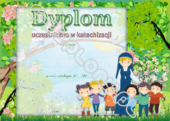 Dyplom uczestnictwa w katechizacji