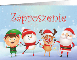 Zaproszenie  Świąteczne