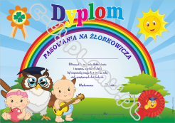Dyplom pasowania na żłobkowicza