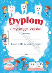 Dyplom Czystego Ząbka